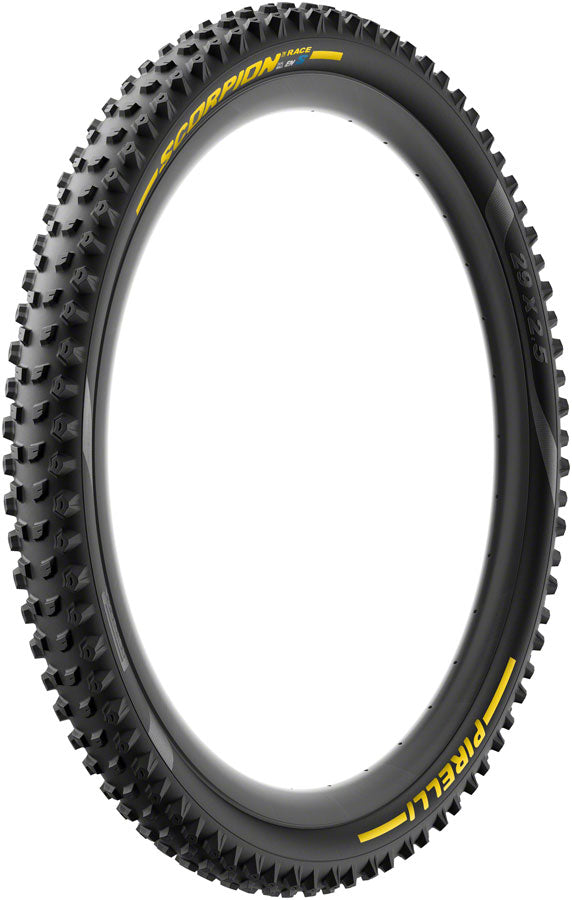 Pirelli Scorpion Race Enduro S Tire - 29 x 2.5 Tubeless Folding YLW Label DualWALL SmartEVO DH Tires Pirelli   