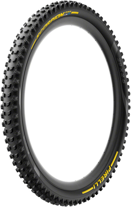 Pirelli Scorpion Race Enduro S Tire - 29 x 2.5 Tubeless Folding YLW Label DualWALL SmartEVO DH Tires Pirelli   