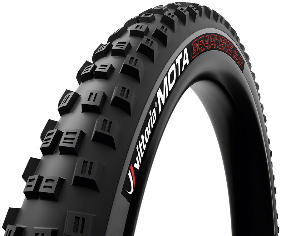 Vittoria Mota Tire - 29 x 2.6 Tubeless 2PLY Folding BLK/Anthracite Enduro 4C G2.0 Tires Vittoria   