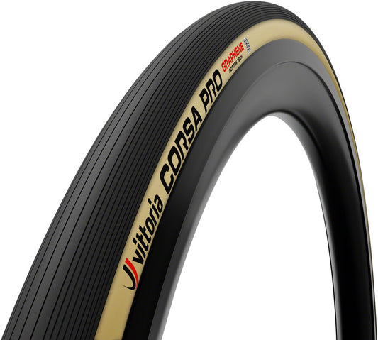 Vittoria Corsa Pro Tire - 700 x 25 Tubular Folding Black/Para G2.0 Tires Vittoria   