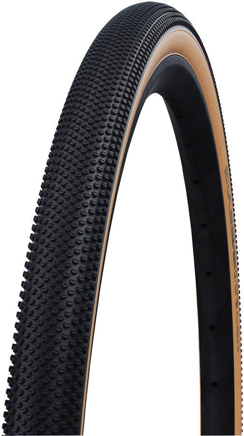 Schwalbe G-One Allround Tire - 700 x 35 Tubeless Folding BLK/Tan Performance Addix RaceGuard Tires Schwalbe   