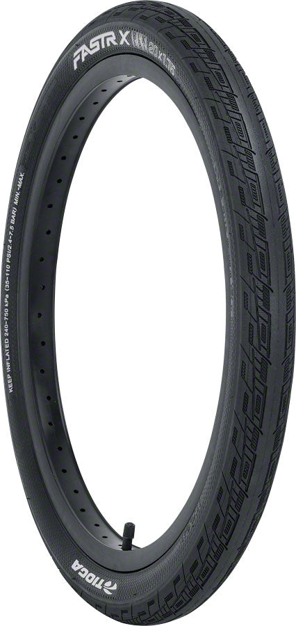 Tioga FASTR-X Tire - 20 x 1.75 Clincher Folding Black 120tpi Tires Tioga   