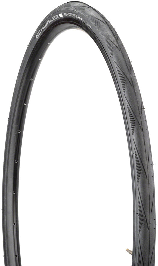 Schwalbe E-One Tire - 700 x 28 Clincher Folding BLK Evolution V-Guard Addix Race E50 Tires Schwalbe   