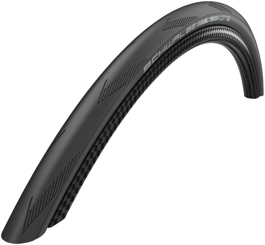 Schwalbe One Tire - 700 x 28 Clincher Folding BLK Performance Line RaceGuard Addix E-25 Tires Schwalbe   