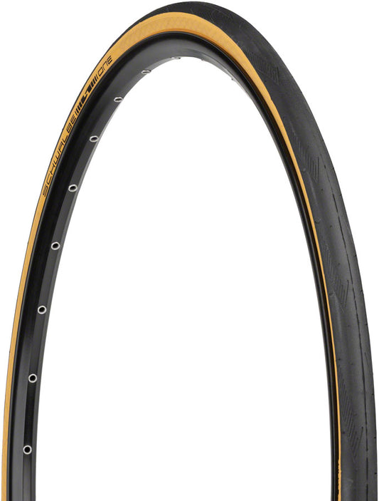Schwalbe One Tire - 700 x 25 Tubeless Folding BLK/Tan Performance Line RaceGuard Addix Tires Schwalbe   