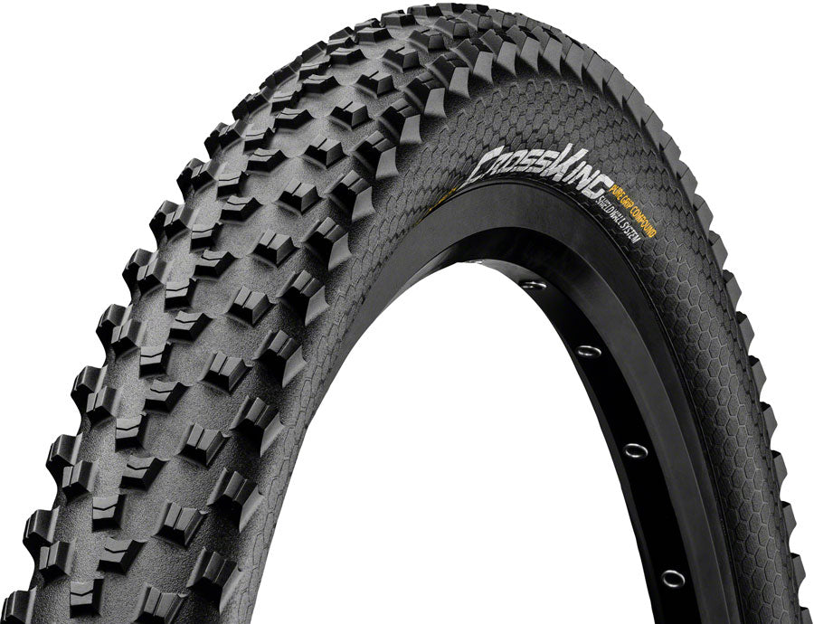 Continental Cross King Tire - 27.5 x 2.60 Tubeless Folding BLK PureGrip ShieldWall System E25 Tires Continental   