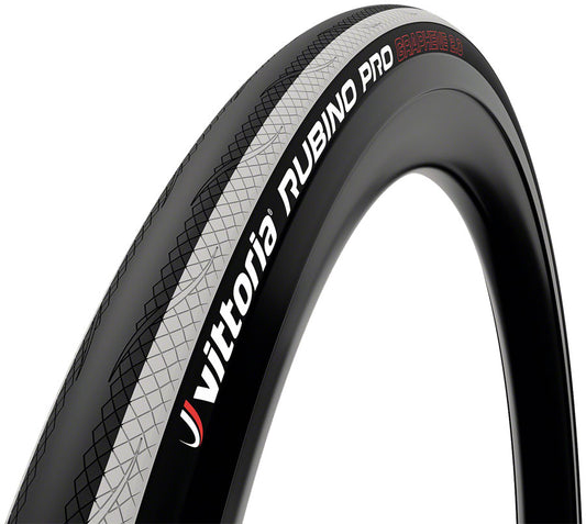 Vittoria Rubino IV Tire - 700 x 25 Clincher  Folding  Black/White 3C G2.0 Tires Vittoria   