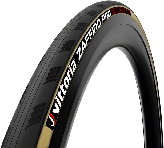 Vittoria Zaffiro Pro V Tire - 700 x 25 Clincher  Folding  Black/Tan 1C G2.0 Tires Vittoria   