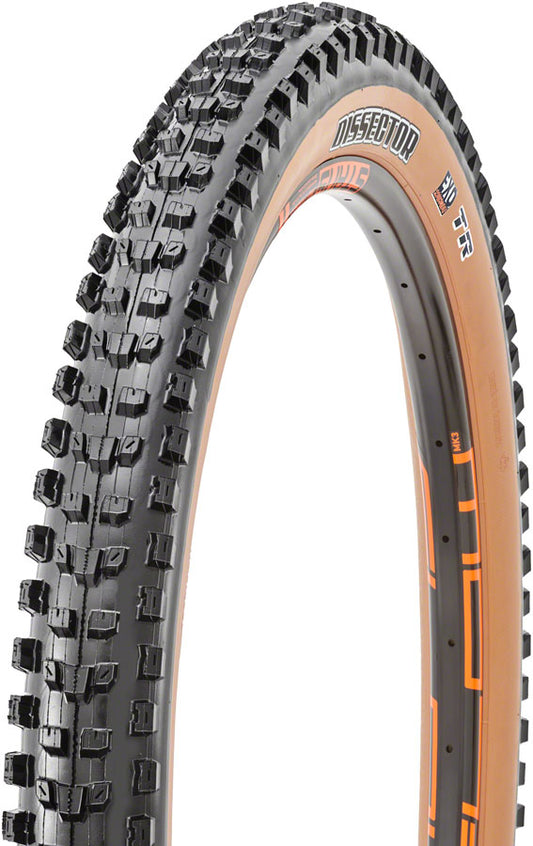 Maxxis Dissector Tire - 29 x 2.6 Tubeless Folding Black/Tan Dual EXO Tires Maxxis   