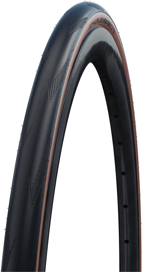 Schwalbe One Tire - 700 x 25 Clincher Folding Bronze Performance Line RaceGuard Addix E-25 Tires Schwalbe   