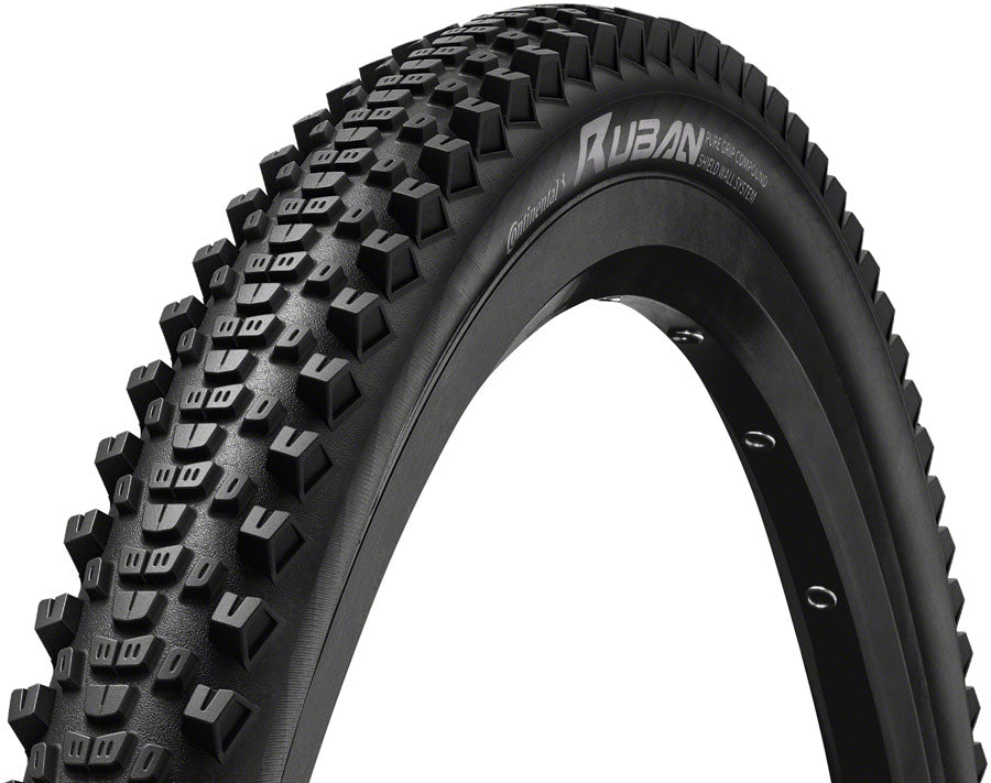 Continental Ruban Tire - 29 x 2.10 Tubeless Folding BLK SL PureGrip ShieldWall System E25 Tires Continental   