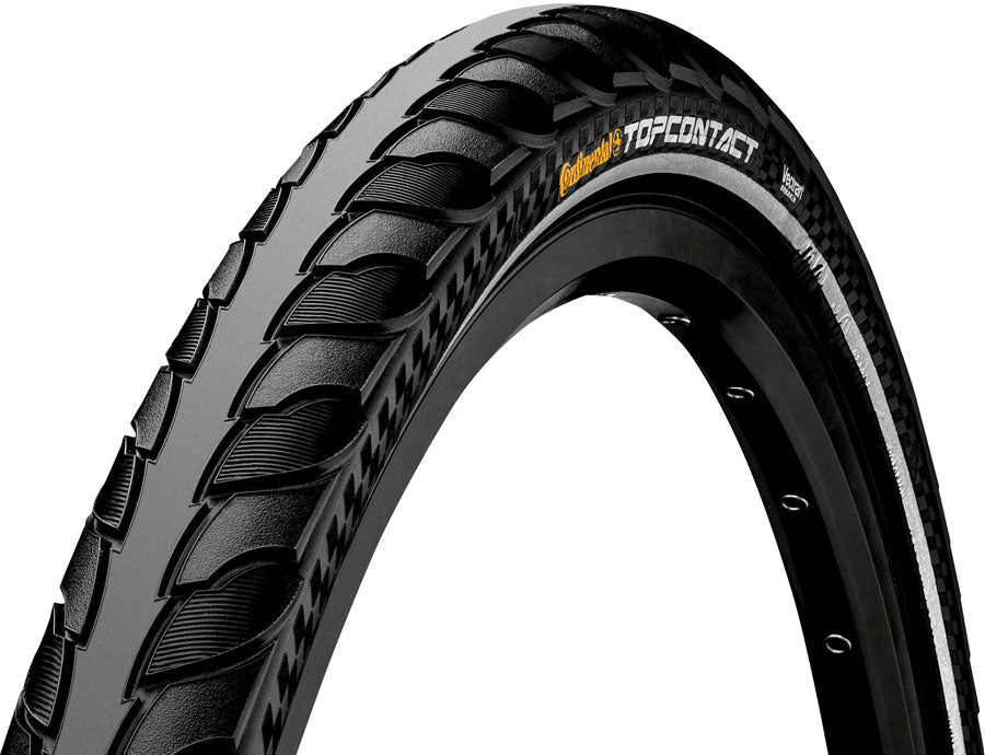 Continental Top Contact II Tire - 700 x 42 Clincher Folding BLK/Reflex Vectran Breaker E50 Tires Continental   