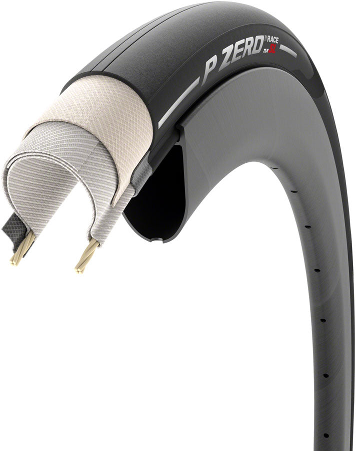 Pirelli P ZERO Race TLR SL Tire - 700 x 26 Tubeless Folding Black Tires Pirelli   