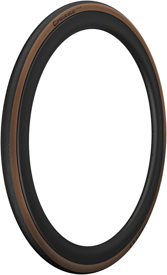 Pirelli Cinturato Velo TLR Tire - 700 x 28 Tubeless Folding Classic Tan Tires Pirelli   