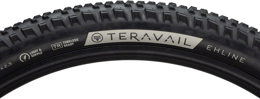 Teravail Ehline Tire - 29 x 2.3 Tubeless Folding Black Durable Fast Compound Tires Teravail   