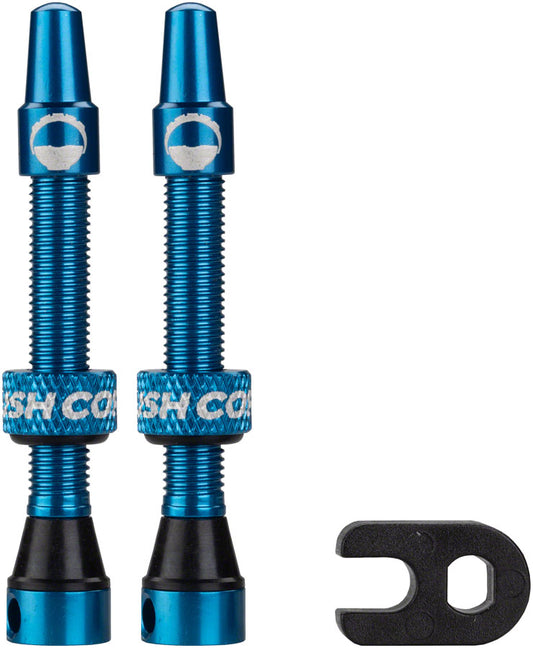 CushCore Valve Set - 55mm Blue Tubeless Valves CushCore   