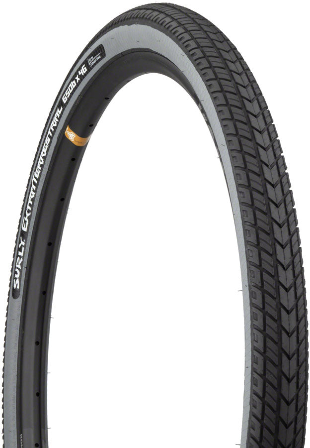 Surly ExtraTerrestrial Tire - 650b x 46 Tubeless Folding Black/Slate 60tpi Tires Surly   