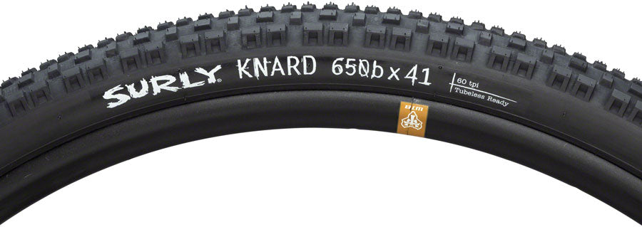 Surly Knard Tire - 650b x 41 Tubeless Folding Black 60tpi Tires Surly   