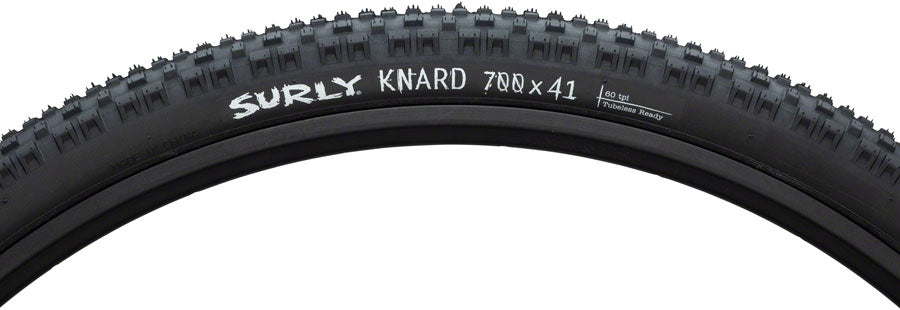 Surly Knard Tire - 700 x 41 Tubeless Folding Black 60tpi Tires Surly   