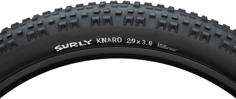Surly Knard Tire - 29 x 3 Tubeless Folding Black 60tpi Tires Surly   