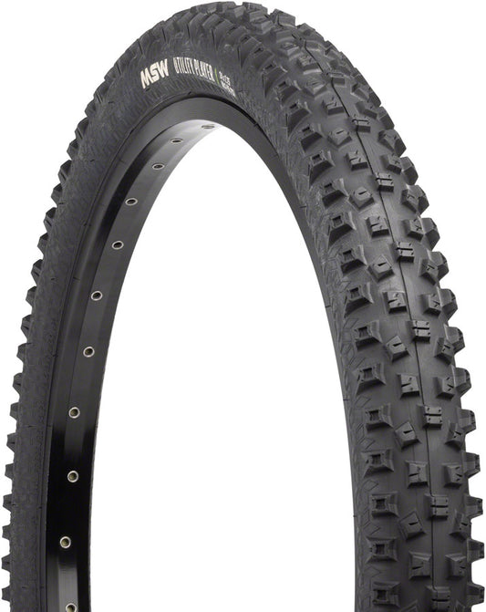 MSW Utility Player Tire - 20 x 2.25 Black Folding Wire Bead 33tpi Tires MSW   