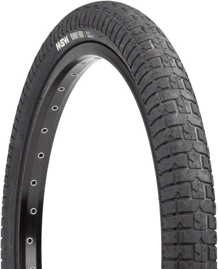 MSW Bunny Hop Tire - 20 x 2.0 Black Folding Wire Bead 33tpi Tires MSW   