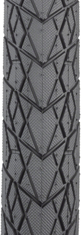 MSW Tour Guide Tire - 26 x 1.75 BLK Folding Wire Bead Puncture Protection Reflective Sidewall 33tpi Tires MSW   