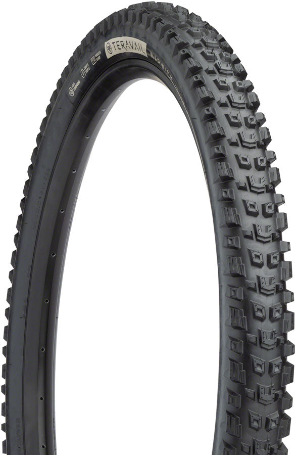 Teravail Warwick Tire - 29 x 2.5 Tubeless Folding BLK Ultra-Durable Grip Compound Tires Teravail   