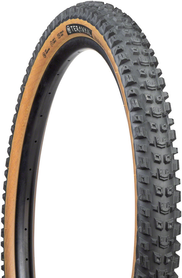 Teravail Warwick Tire - 29 x 2.5 Tubeless Folding Tan Durable Grip Compound Tires Teravail   
