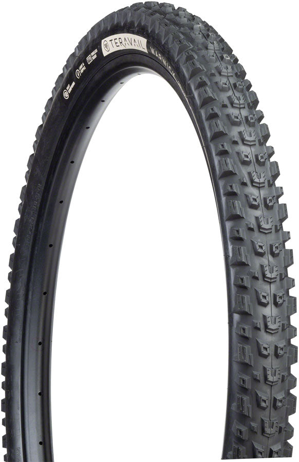 Teravail Warwick Tire - 29 x 2.3 Tubeless Folding Black Durable Grip Compund Tires Teravail   
