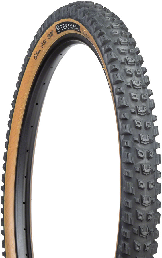 Teravail Warwick Tire - 27.5 x 2.5 Tubeless Folding Tan Light Supple Fast Compound Tires Teravail   