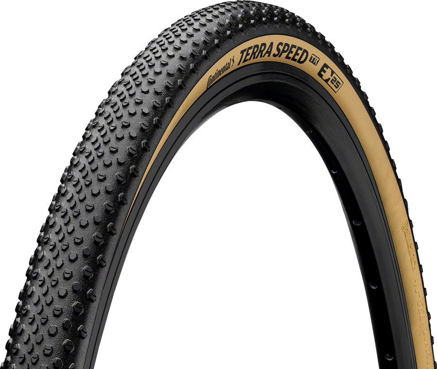 Continental Terra Speed Tire - 650b x 35 Tubeless Folding BLK/Cream BLKChili ProTection E25 Tires Continental   