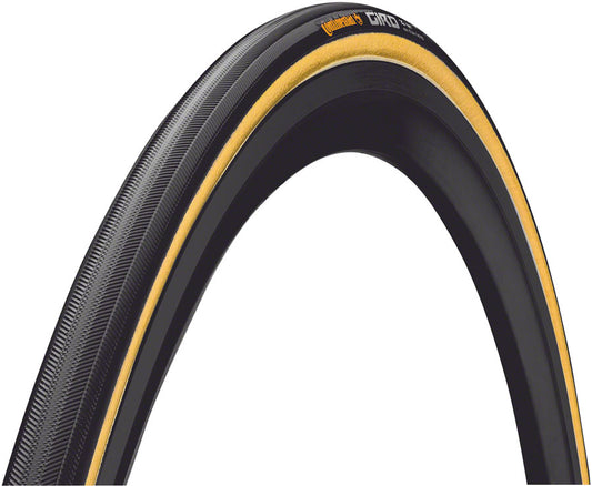 Continental Giro Tire - 700b x 22 / 28 x 22 Tubular Folding BLK/Transparent Performance Tires Continental   