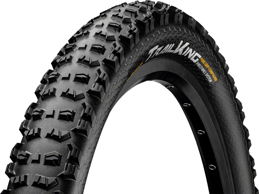 Continental Trail King Tire - 27.5 x 2.40 Tubeless Folding BLK ShieldWall System Tires Continental   
