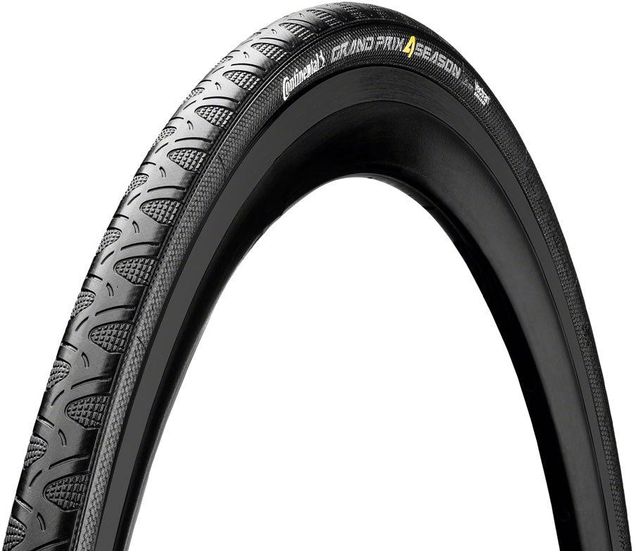 Continental Grand Prix 4-Season Tire - 700 x 23 Clincher Folding BLK Vectran Breaker DuraSkin Tires Continental   