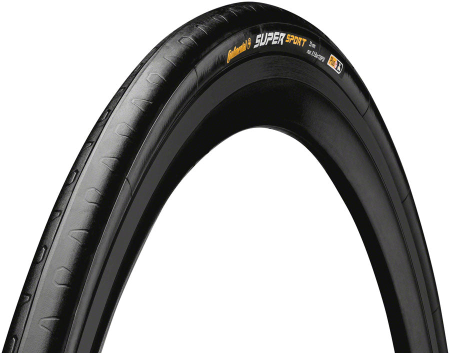 Continental Super Sport Plus Tire - 700 x 25 Clincher Folding BLK Plus Breaker Tires Continental   