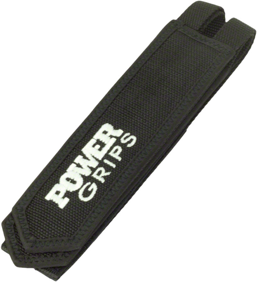 Power Grips Fat Straps Black/White Toe Clip & Strap Power Grips   