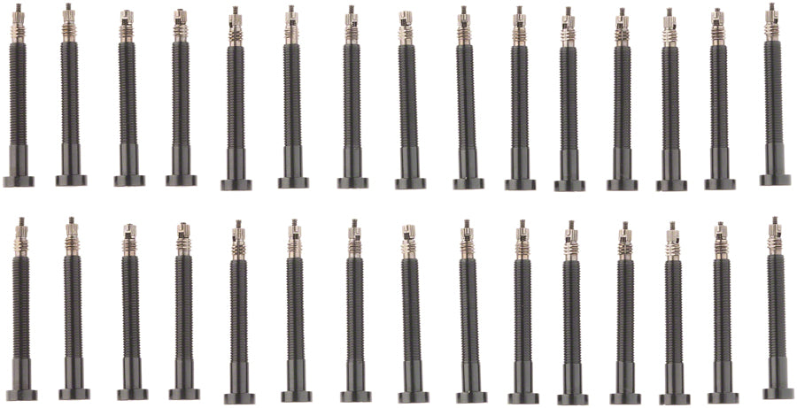 Muc-Off Tubeless Valve Box Refill -  Black 44mm Stem Pack of 30 Tubeless Valves Muc-Off   