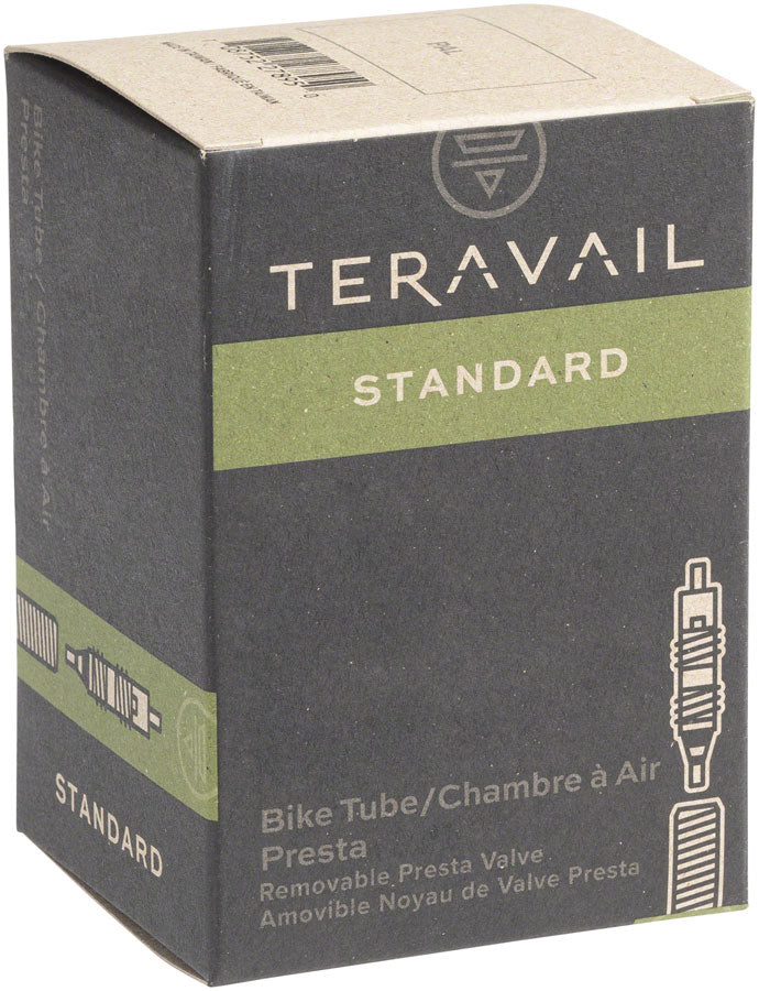 Teravail Standard Tube - 26 x 1.5 - 1.75 40mm Presta Valve Tube Teravail   