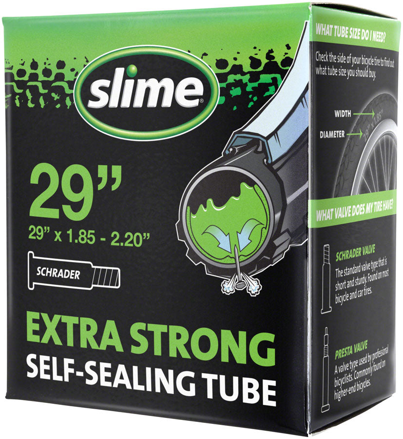 Slime Self-Sealing Tube - 29 x 1.85 - 2.2 Schrader Valve Tube Slime   