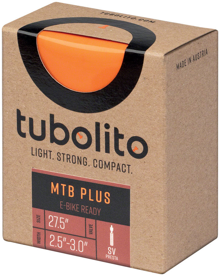 Tubolito Tubo MTB Plus Tube - 27.5+ x 2.5-3.0" 42mm Presta Valve Orange Tube tubolito   