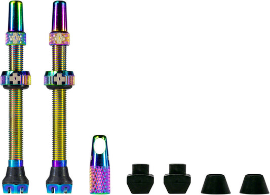 Muc-Off V2 Tubeless Valve Kit - Irides 60mm Pair Tubeless Valves Muc-Off   