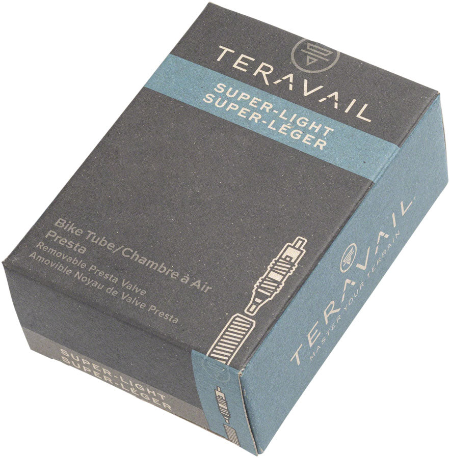 Teravail Superlight Tube - 700 x 20 - 28mm 80mm Presta Tube Valve Tube Teravail   