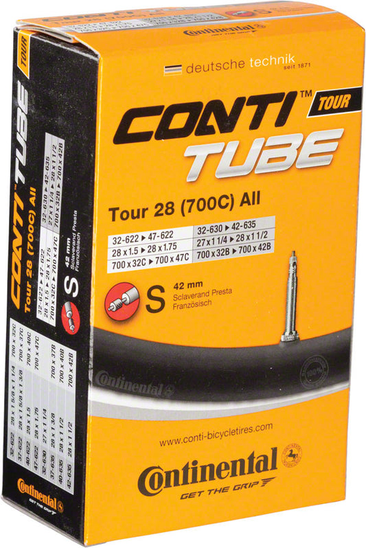 Continental Standard Tube - 700 x 32 - 47mm 42mm Presta Valve Tube Continental   