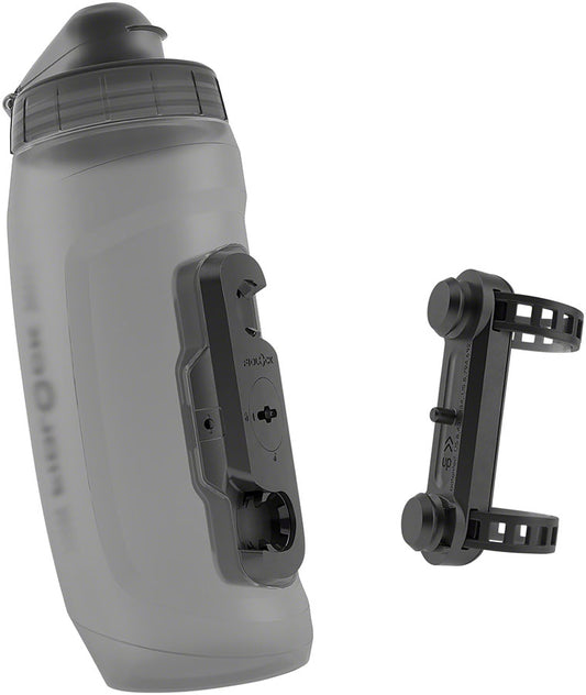 Fidlock TWIST Water Bottle Cage Set - Universal Base Mount Strap-On 590ml Smoke Water Bottles FIDLOCK   