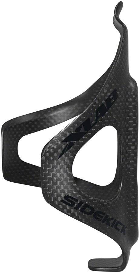 XLAB Sidekick Carbon Water Bottle Cage - Right Entry Matte Black Water Bottle Cages XLAB   