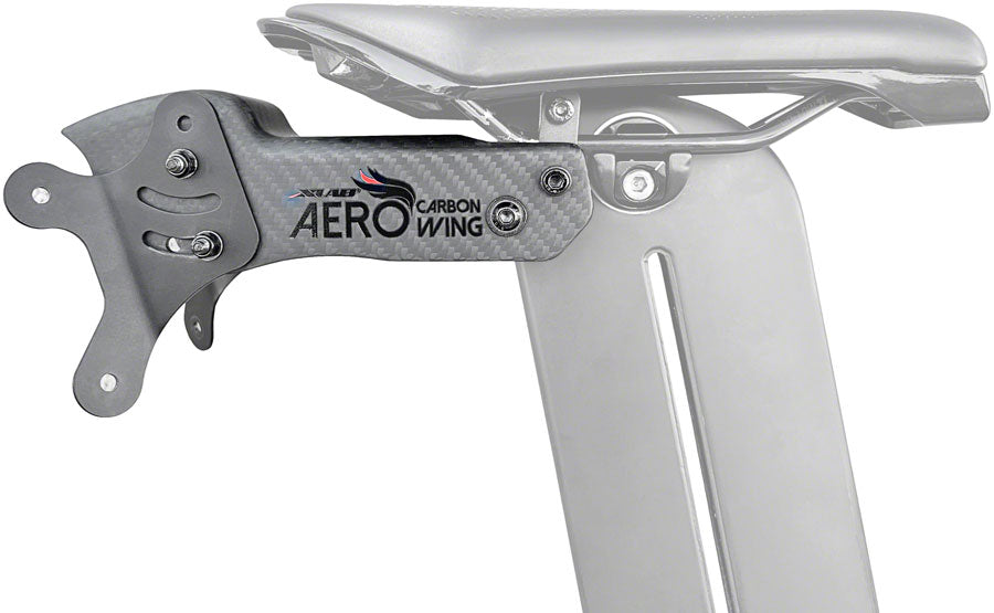 Xlab Aero Carbon Wing Behind Saddle Water Bottle Cage Mount - Carrier Only Water Bottle Cage Parts XLAB   