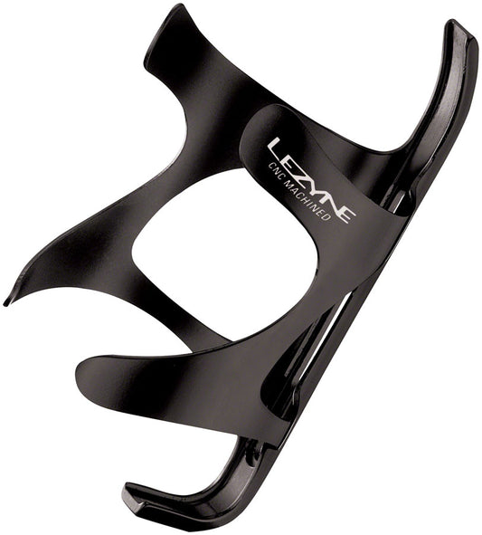 Lezyne CNC Water Bottle Cage - Aluminum Black Water Bottle Cages Lezyne   