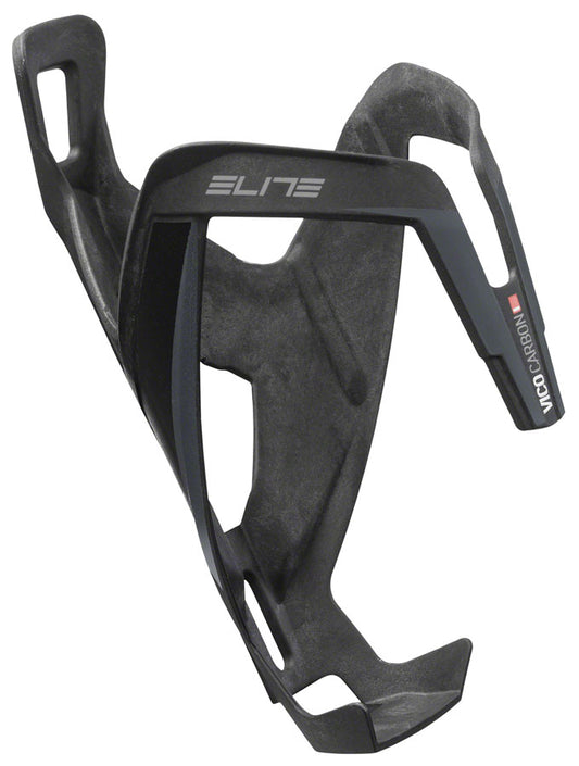Elite Vico Carbon Bottle Cage- Matte Black/Gray Water Bottle Cages Elite   
