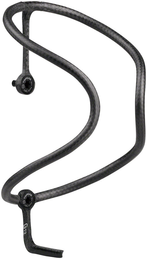 Topeak Feza Cage - Tubular Carbon G12 Gravel Black Water Bottle Cages Topeak   